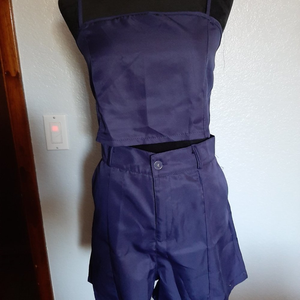 3 pc short and jacket set